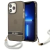 Чехол Guess Translucent Strap для iPhone 13 Pro Black (GUHCP13LHTSGSK)