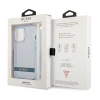 Чохол Guess Translucent Stap для iPhone 13 Pro Blue (GUHCP13LHTSGSB)