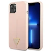 Чохол Guess Silicone Triangle для iPhone 13 mini Pink (GUHCP13SSLTGP)