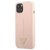 Чохол Guess Silicone Triangle для iPhone 13 mini Pink (GUHCP13SSLTGP)