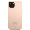 Чохол Guess Silicone Triangle для iPhone 13 mini Pink (GUHCP13SSLTGP)