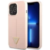 Чохол Guess Silicone Triangle для iPhone 13 Pro Pink (GUHCP13LSLTGP)
