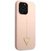 Чохол Guess Silicone Triangle для iPhone 13 Pro Pink (GUHCP13LSLTGP)