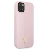Чохол Guess Silicone Triangle для iPhone 13 mini Purple (GUHCP13SSLTGU)