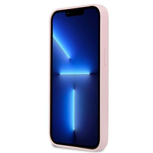 Чохол Guess Silicone Triangle для iPhone 13 mini Purple (GUHCP13SSLTGU)