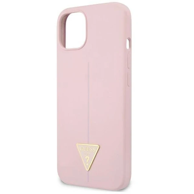 Чохол Guess Silicone Triangle для iPhone 13 mini Purple (GUHCP13SSLTGU)