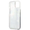 Чехол Guess Flower Liquid Glitter для iPhone 13 mini Blue (GUHCP13SLFLSB)