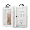 Чохол Guess Paisley Liquid Glitter для iPhone 13 mini Gold (GUHCP13SLFLSD)