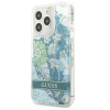 Чохол Guess Flower Liquid Glitter для iPhone 13 Pro Green (GUHCP13LLFLSN)