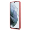Чохол Guess Silicone Script Metal Logo для Samsung Galaxy S22 Plus Pink (GUHCS22MLSLMGFU)