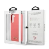 Чохол Guess Silicone Script Metal Logo для Samsung Galaxy S22 Plus Pink (GUHCS22MLSLMGFU)