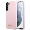Чохол Guess Silicone Script Metal Logo для Samsung Galaxy S22 Plus Lavender (GUHCS22MLSLMGLA)
