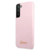 Чохол Guess Silicone Script Metal Logo для Samsung Galaxy S22 Plus Lavender (GUHCS22MLSLMGLA)