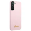 Чохол Guess Silicone Script Metal Logo для Samsung Galaxy S22 Plus Lavender (GUHCS22MLSLMGLA)