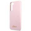 Чохол Guess Silicone Script Metal Logo для Samsung Galaxy S22 Plus Lavender (GUHCS22MLSLMGLA)