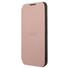 Чехол Guess Saffiano Stripe для Samsung Galaxy S22 Plus Pink (GUBKS22MPSASBPI)