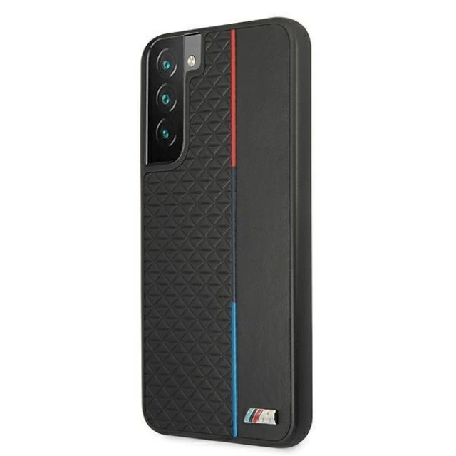 Чохол BMW для Samsung Galaxy S22 Plus S906 M Collection Triangles Black (BMHCS22MTRTBK)