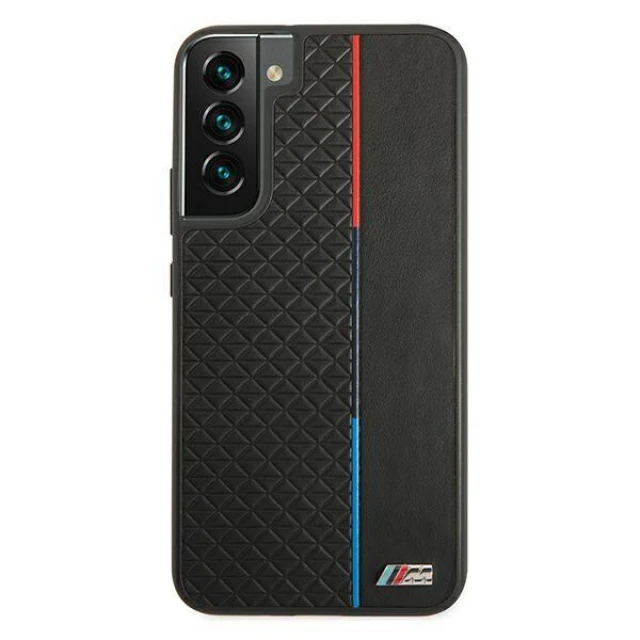 Чохол BMW для Samsung Galaxy S22 Plus S906 M Collection Triangles Black (BMHCS22MTRTBK)