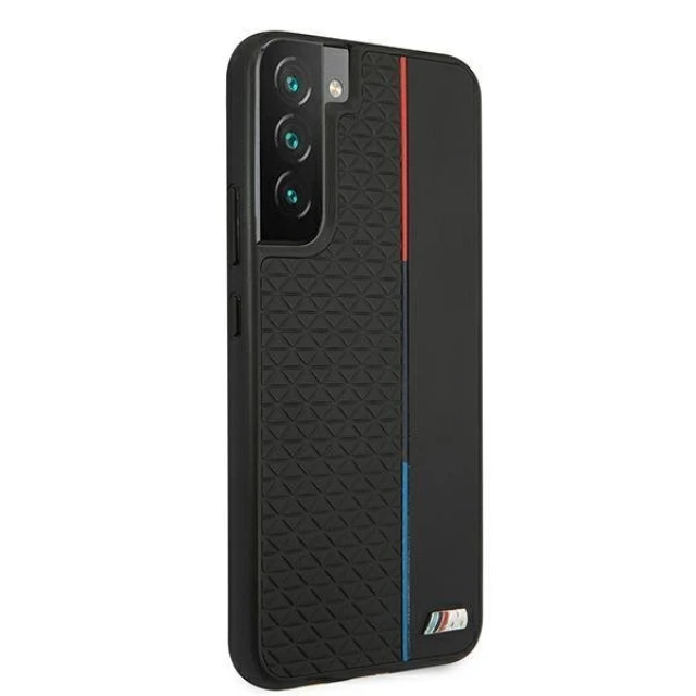 Чохол BMW для Samsung Galaxy S22 Plus S906 M Collection Triangles Black (BMHCS22MTRTBK)