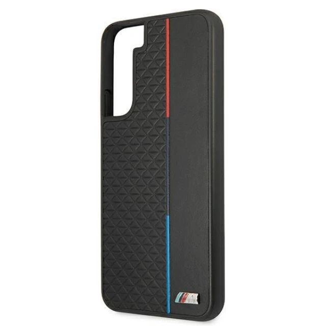 Чохол BMW для Samsung Galaxy S22 Plus S906 M Collection Triangles Black (BMHCS22MTRTBK)