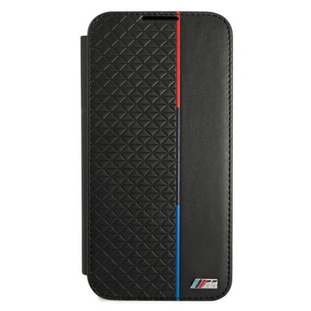 Чохол-книжка BMW для Samsung Galaxy S22 Plus S906 M Collection Triangles Black (BMBKS22MTRTBK)