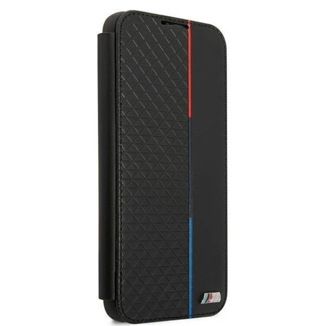 Чохол-книжка BMW для Samsung Galaxy S22 Plus S906 M Collection Triangles Black (BMBKS22MTRTBK)