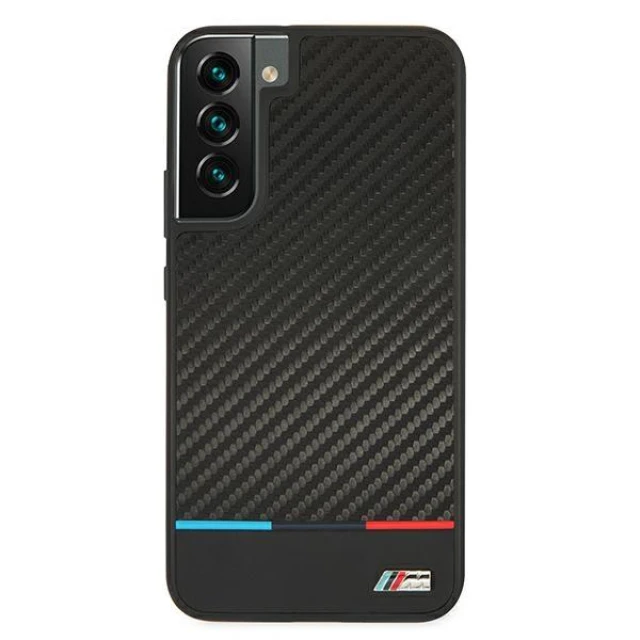 Чохол BMW для Samsung Galaxy S22 Plus S906 M Collection Triangles Black (BMHCS22MPUCARTCBK)
