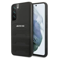 Чохол Mercedes для Samsung Galaxy S22 Plus S906 Leather Debossed Lines Black (AMHCS22MGSEBK)