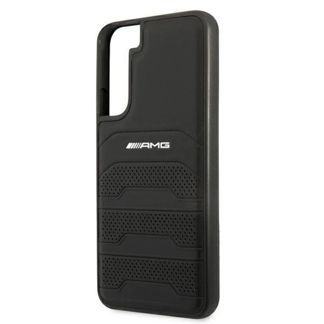 Чохол Mercedes для Samsung Galaxy S22 Plus S906 Leather Debossed Lines Black (AMHCS22MGSEBK)