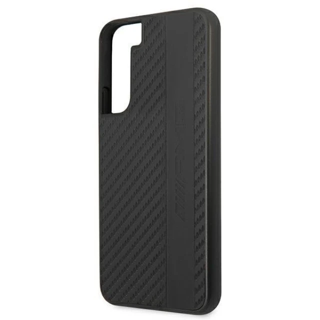 Чохол Mercedes для Samsung Galaxy S22 Plus S906 Carbon Stripe&Embossed Black (AMHCS22MBLSCA)