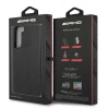 Чохол Mercedes для Samsung Galaxy S22 Plus S906 Carbon Stripe&Embossed Black (AMHCS22MBLSCA)