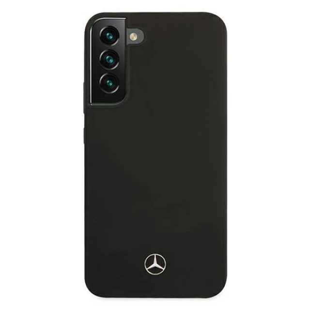 Чохол Mercedes для Samsung Galaxy S22 Plus S906 Silicone Black (MEHCS22MSILBK)