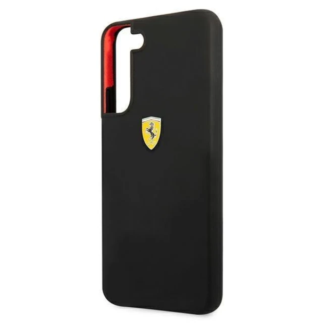 Чохол Ferrari для Samsung Galaxy S22 Plus S906 On Track Silicone Black (FESSIHCS22MBK)