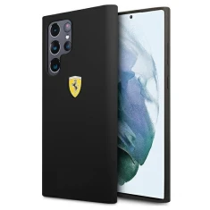 Чохол Ferrari для Samsung Galaxy S22 Ultra S908 On Track Silicone Black (FESSIHCS22LBK)