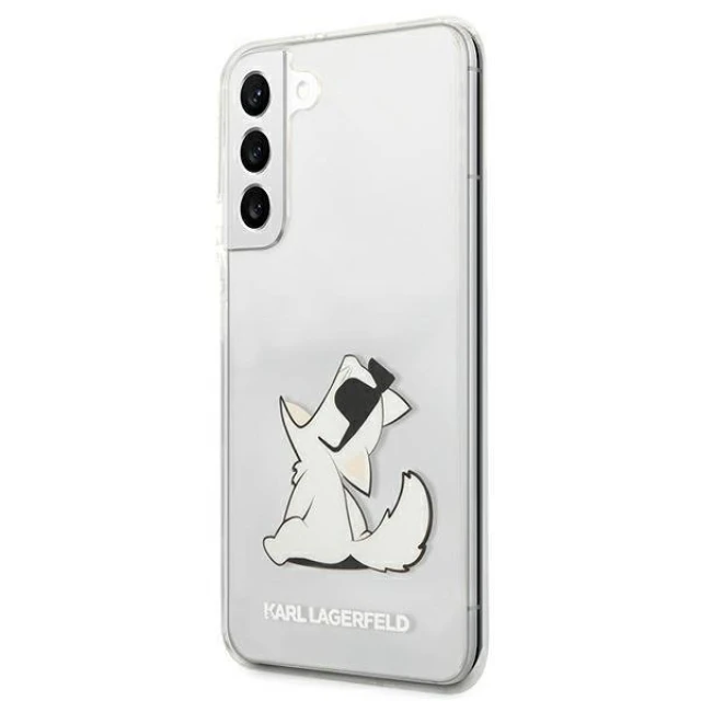 Чохол Karl Lagerfeld Choupette Eat для Samsung Galaxy S22 Plus Transparent (KLHCS22MCFNRC)