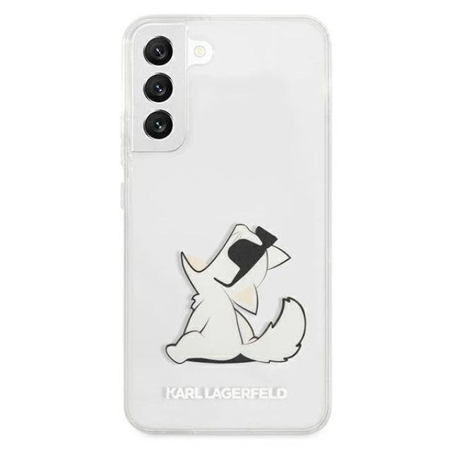 Чохол Karl Lagerfeld Choupette Eat для Samsung Galaxy S22 Plus Transparent (KLHCS22MCFNRC)