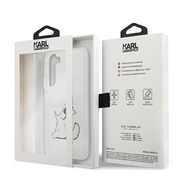 Чохол Karl Lagerfeld Choupette Eat для Samsung Galaxy S22 Plus Transparent (KLHCS22MCFNRC)