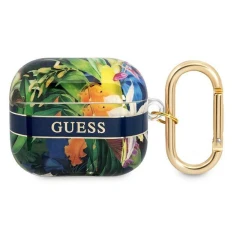 Чохол для навушників Guess Flower Strap Collection для AirPods 3 Blue (GUA3HHFLB)