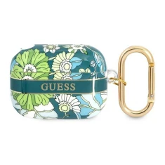 Чохол для навушників Guess Flower Strap Collection для AirPods Pro Green (GUAPHHFLN)