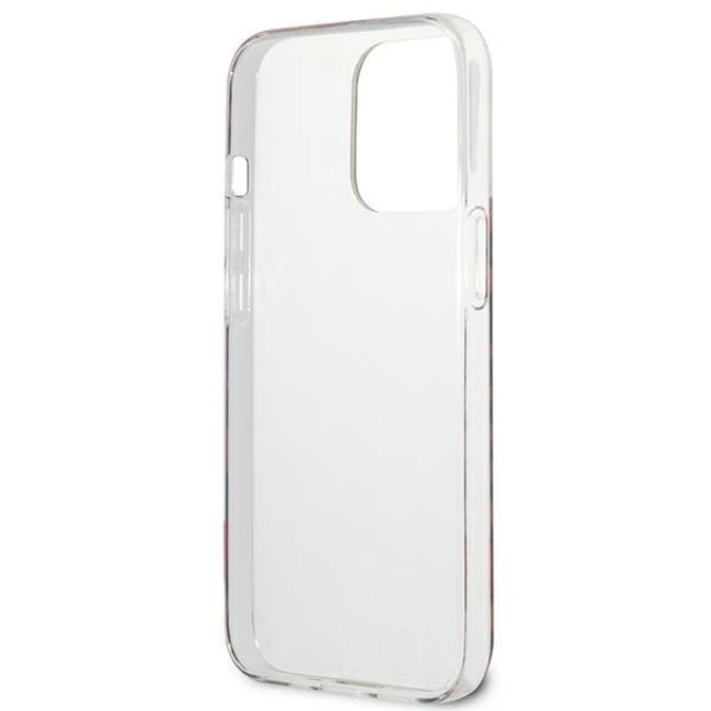 Чохол Guess Leopard для iPhone 13 Pro Red (GUHCP13LHSLEOR)