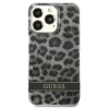 Чохол Guess Leopard для iPhone 13 Pro Grey (GUHCP13LHSLEOK)