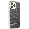 Чохол Guess Leopard для iPhone 13 Pro Grey (GUHCP13LHSLEOK)