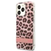 Чохол Guess Leopard для iPhone 13 Pro Pink (GUHCP13LHSLEOP)