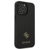 Чохол Guess Saffiano 4G Small Metal Logo для iPhone 13 Pro Black (GUHCP13LPS4MK)