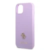 Чохол Guess Saffiano 4G Small Metal Logo для iPhone 13 mini Purple (GUHCP13SPS4MU)