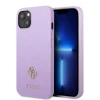 Чохол Guess Saffiano 4G Small Metal Logo для iPhone 13 Purple (GUHCP13MPS4MU)
