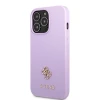 Чохол Guess Saffiano 4G Small Metal Logo для iPhone 13 Pro Max Purple (GUHCP13XPS4MU)
