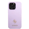 Чохол Guess Saffiano 4G Small Metal Logo для iPhone 13 Pro Max Purple (GUHCP13XPS4MU)