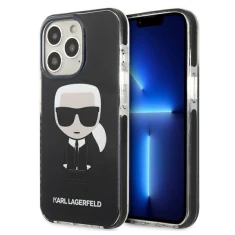 Чохол Karl Lagerfeld Iconik Karl для iPhone 13 | 13 Pro Black (KLHCP13LTPEIKK)