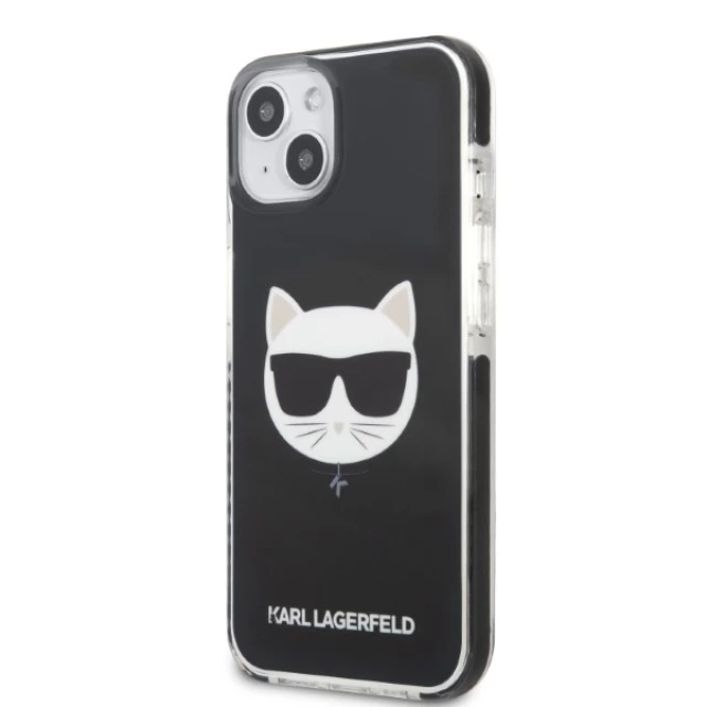 Чохол Karl Lagerfeld Choupette Head для iPhone 13 mini Black (KLHCP13STPECK)